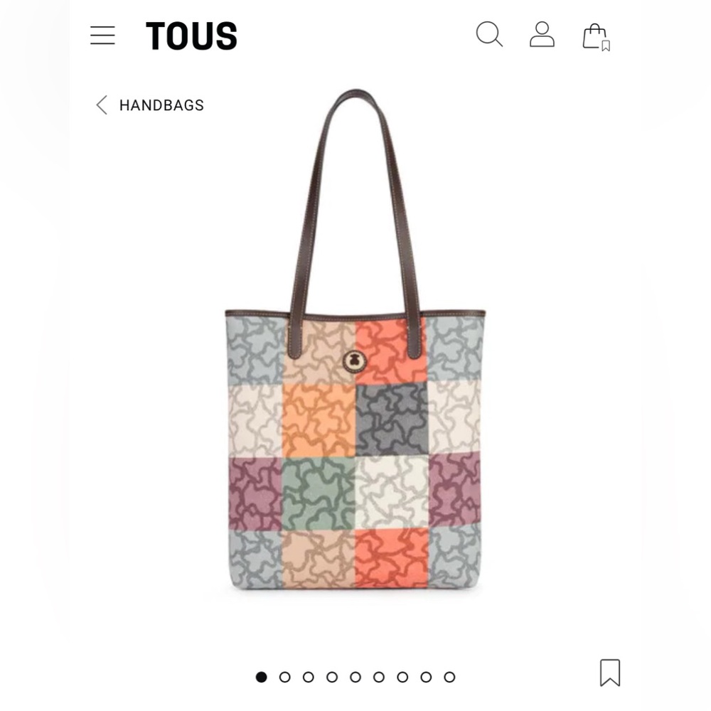 TOUS Cuadrados Tote Bag